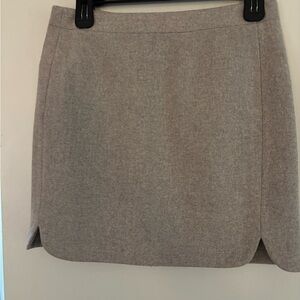 J. Crew Classic Beige Mini Skirt